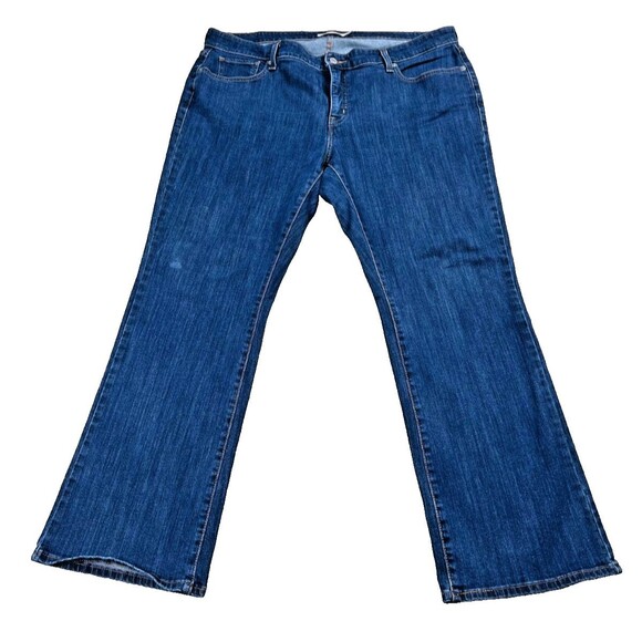 Levi's 415 Jeans Women's 20 Plus Blue Classic Boot Cut Wide Leg Mid Rise - Picture 1 of 9